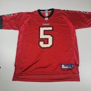 Reebok NFL Josh Freeman #5 Tampa Bay Buccaneers Jersey Mens XL Vintage